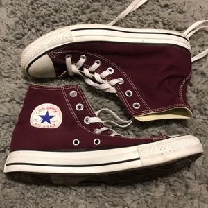 Maroon All Star Converse
